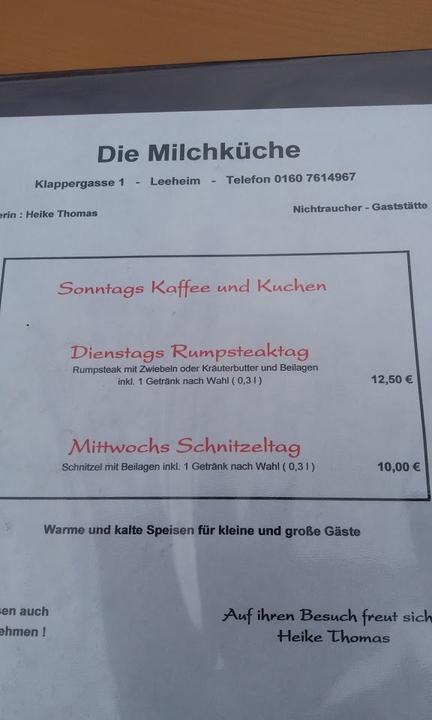 Zur Milchkuch